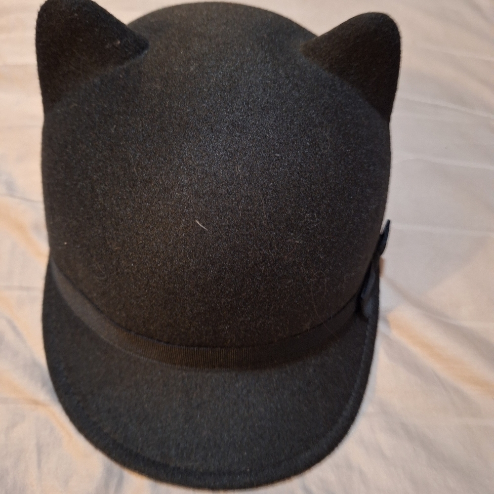 Gymboree Cat Ears Derby Hat Kids 2T 5T